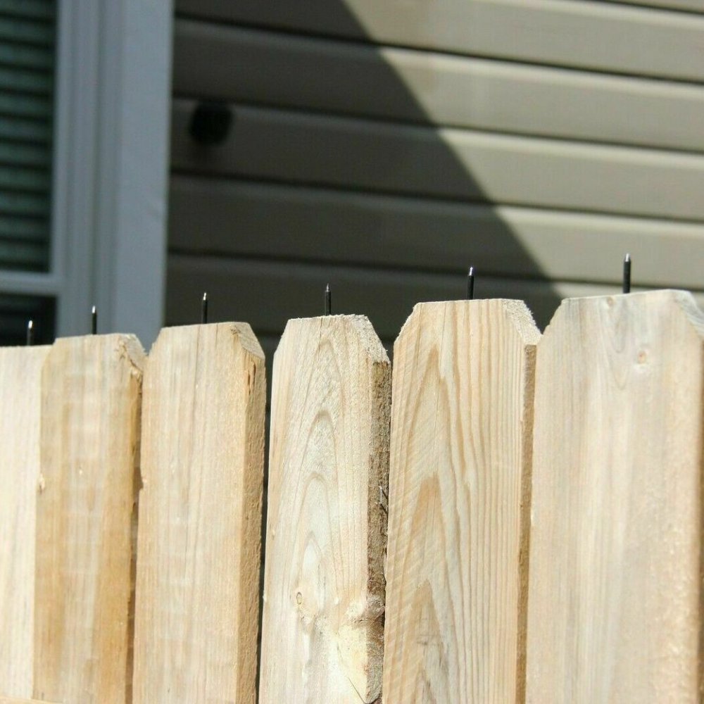 Anti-Climb Fence Spikes, Home Security Burglary Deterrent, Black Stainless Steel